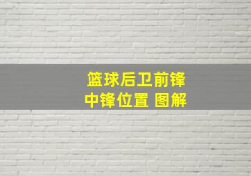 篮球后卫前锋中锋位置 图解